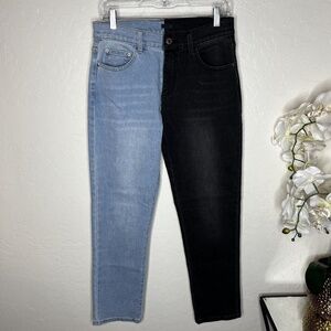 8 by YOOX Jeans in 100% organic cotton with a two-tone pattern